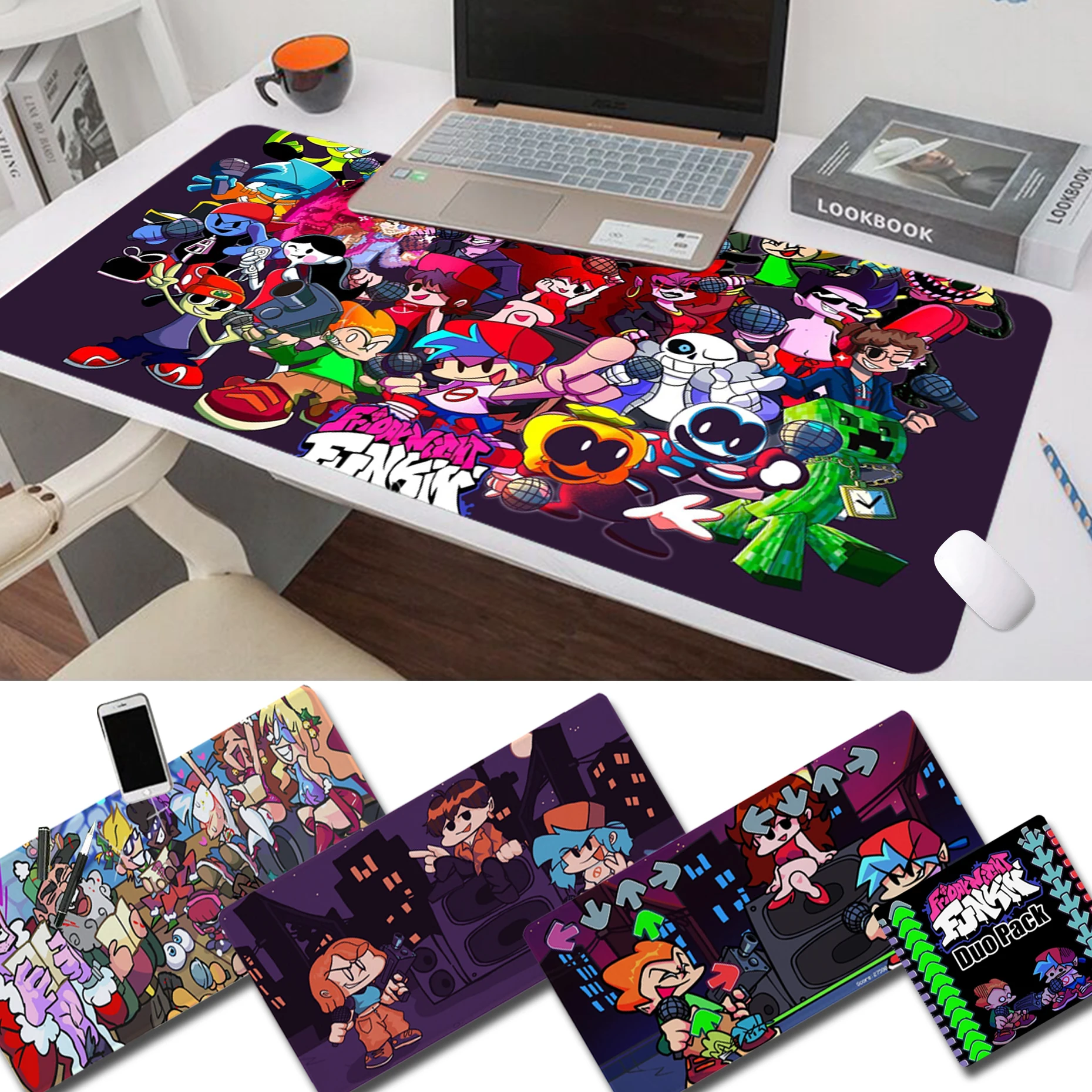 

Friday Night Funkin Cool Fashion Comfort Mouse Mat Gaming Mousepad for Keyboards Mat Mousepad for boyfriend Gift