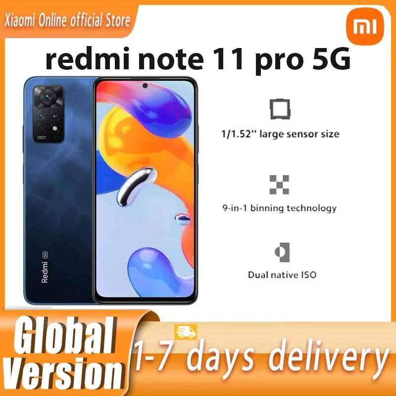 Смартфон Xiaomi Redmi Note 11 Pro телефон Snapdragon 695 восемь ядер экран 6 67 дюйма FHD AMOLED камера МП
