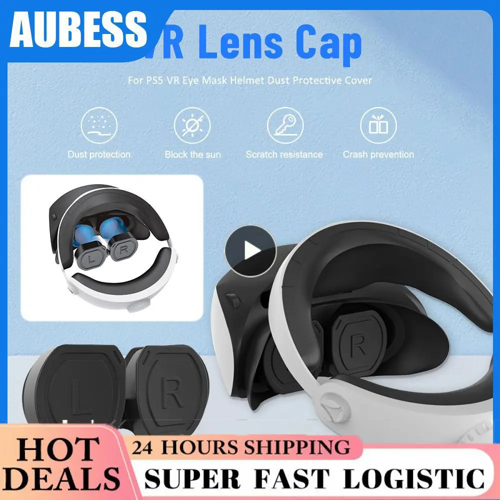 

Silicone Glasses Protective Cover Dust Proof Simple And Light Vr/ar Accessories Washable Recyclable Lens Protective Cover Black