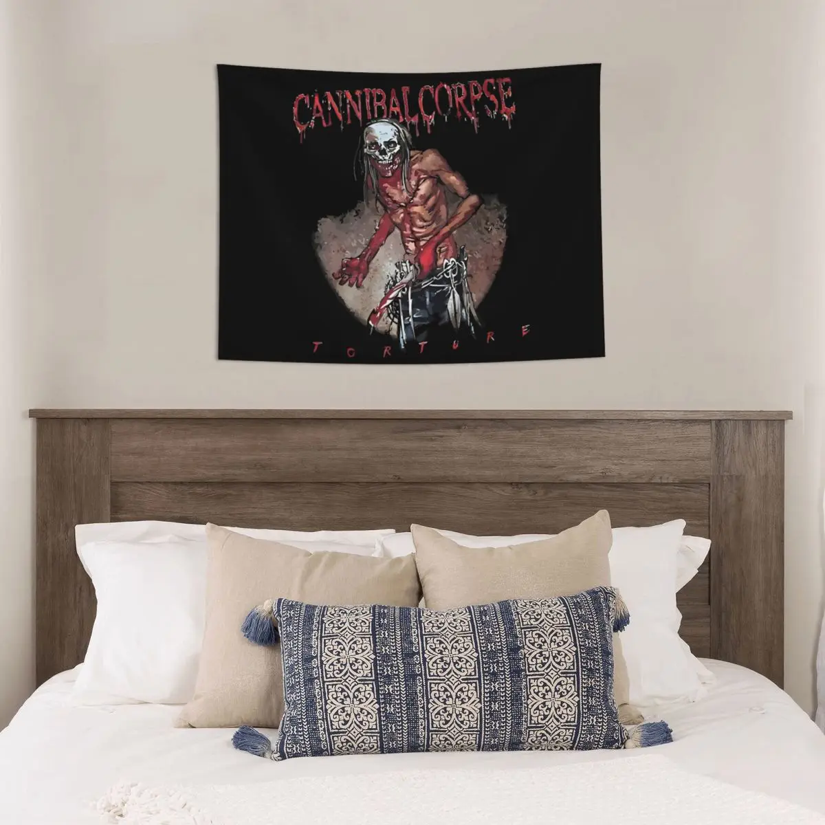 Настенный Гобелен Cannibal с принтом трупов настенный гобелен в стиле хиппи