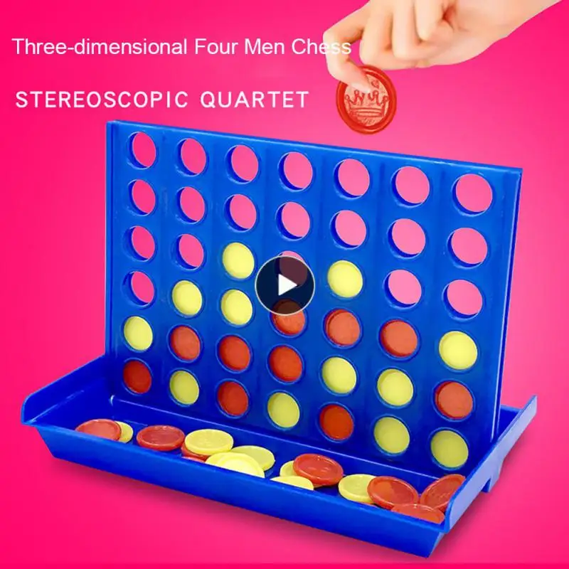 

Connect 4 In A Line Board Game Kids Educational Toys Family Travel Fun Board Game Line Up Row Board Puzzle Toys Classic Games