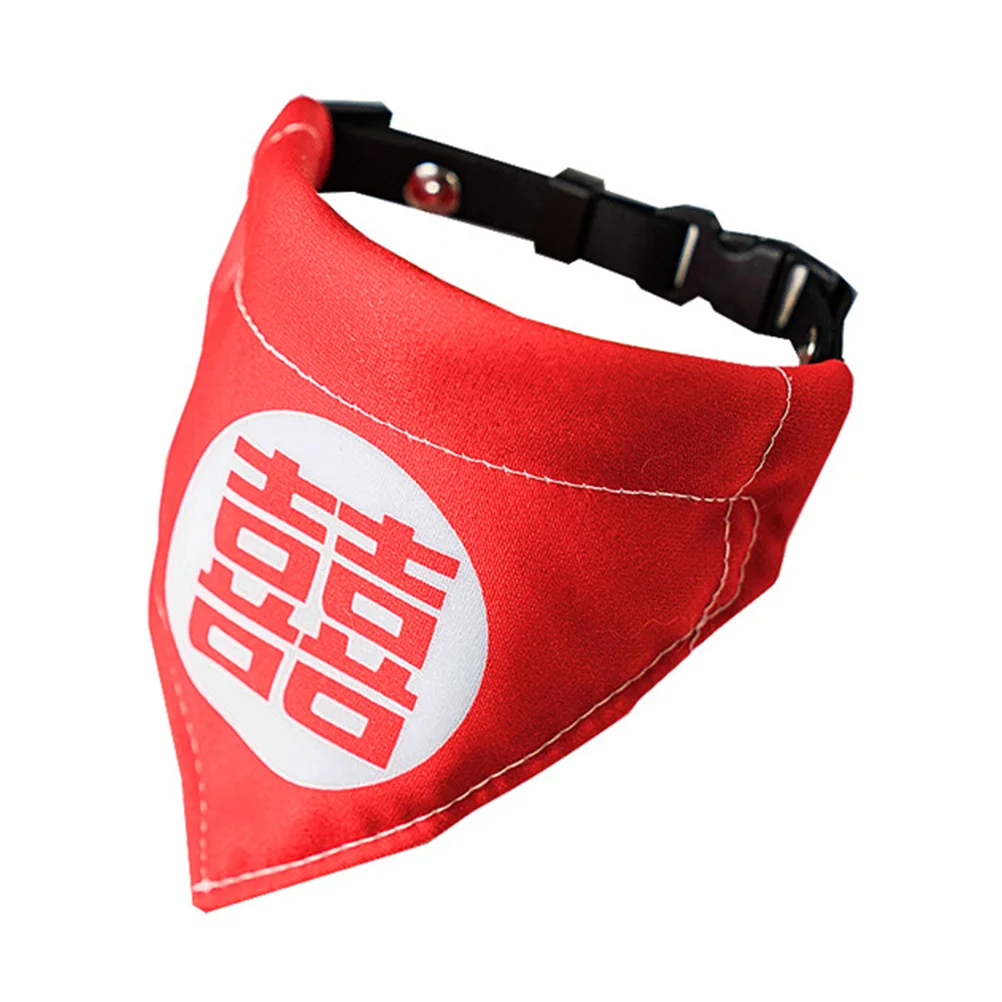 

Dog Pet Scarf Bandanas Triangle Towel Puppy Bandana Neckerchief Bib Cats Accessories Wedding Saliva Collar Weeding Dogs