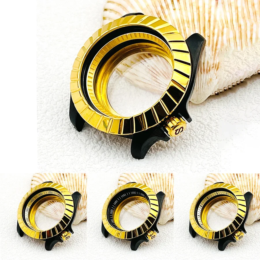 42 мм модель SKX007 часов Seiko SRPD NH35 NH36 прозрачная задняя крышка чехлы для