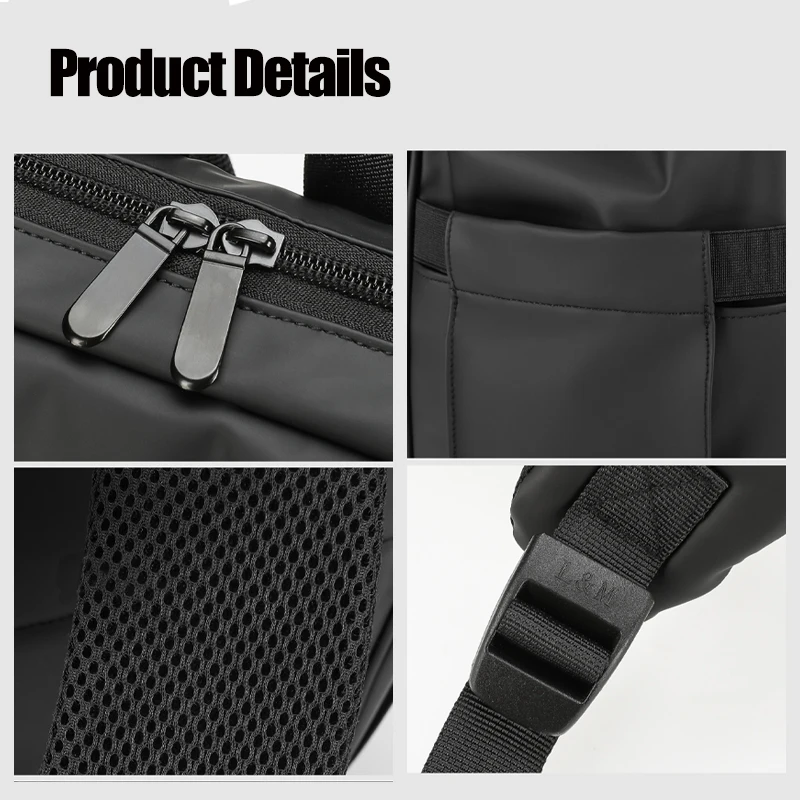 Минималистичные деловые рюкзаки на 24 л. Водонепроницаемый брендовый мужской