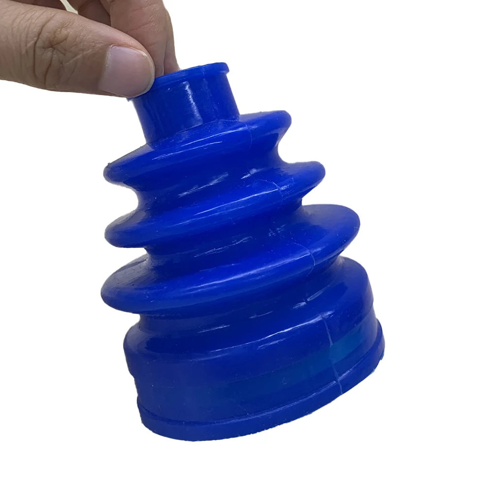 

For Rack Steering Boot Gaiter Clamps 3PCS Blue Kit Metal Set Silicone Practical To Use Reliable／Easy To Install