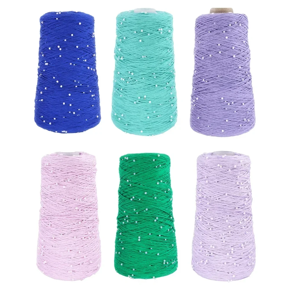 Плетеная нить хлопковая рулон красивой хлопчатобумажной тонкой шерсти