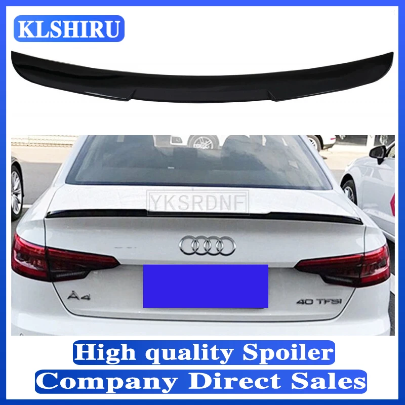 

Для Audi A4 B9 2017 2018 2019 2020 задний спойлер багажника высокого качества из АБС-пластика автомобильные аксессуары