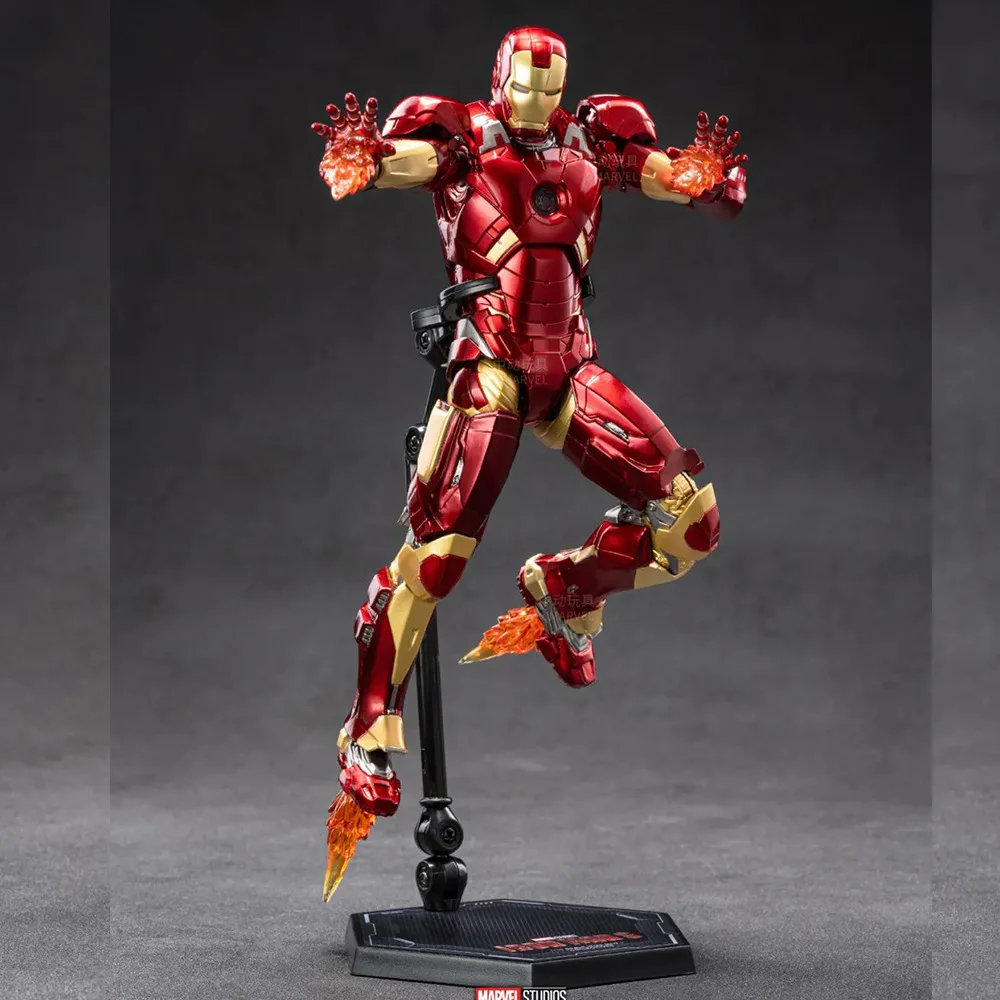 Фото Фигурка Железного человека ZD Toys Mark 35 Red Snapper, Iron Man MK12, MK9, MK37, MK38, Тони Старк, коллекционная игрушка, подарок №2