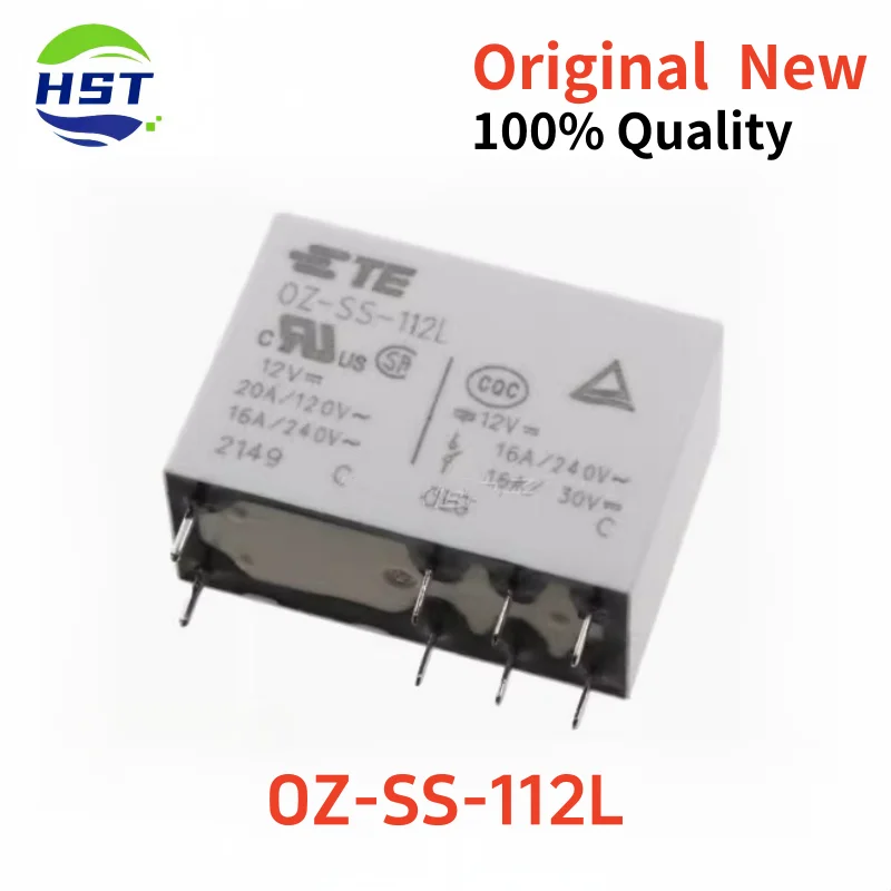 1 шт./лот 100% оригинальное новое реле TE OZ-SS-112L 12VDC OZ-SS-105L 5VDC OZ-SS-124L 24VDC 16A/240VAC SPDT 8PIN