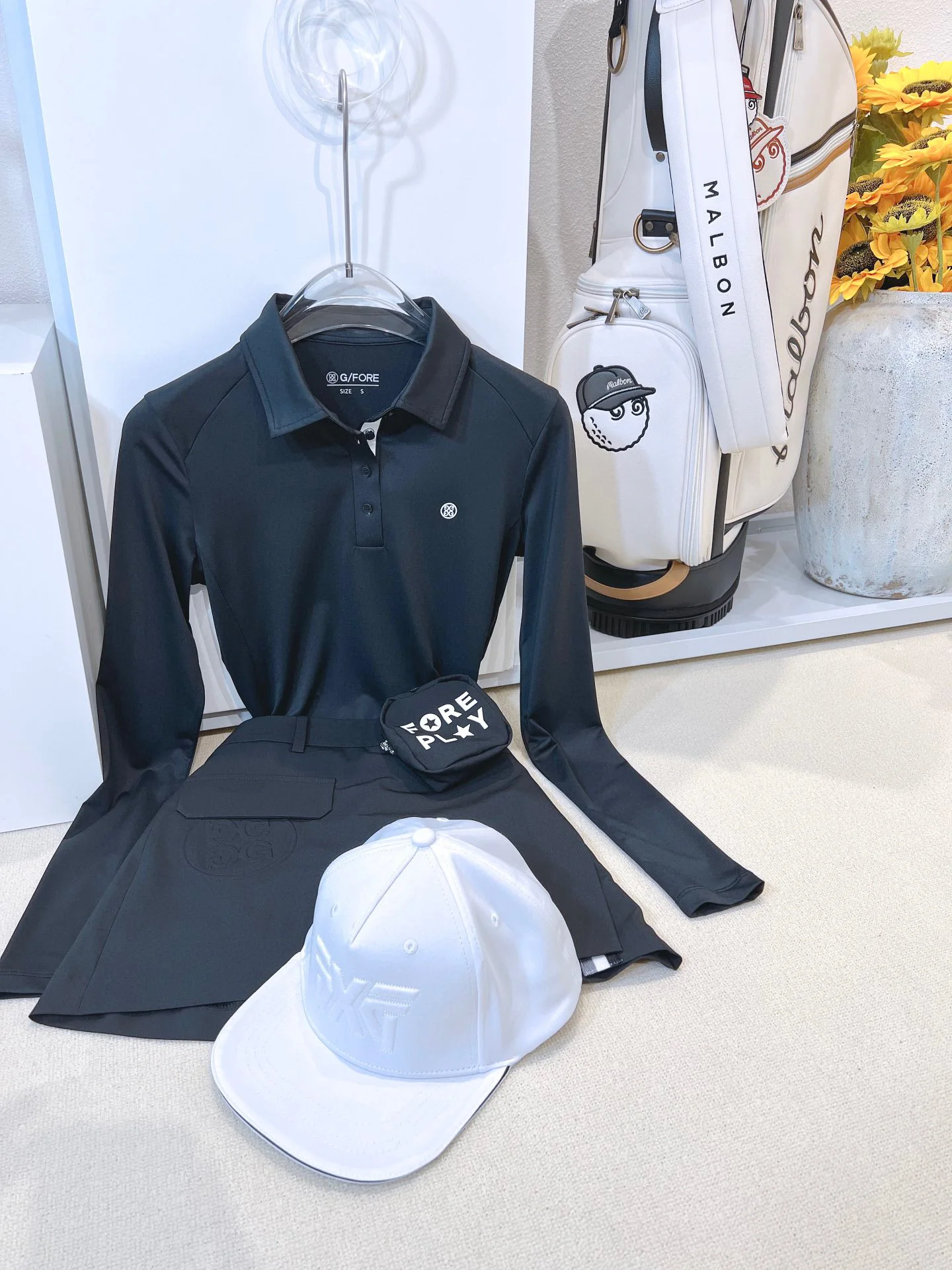 Spring and Autumn 2022 new Golf Ladies long sleeve Tee sports function quick drying fabric lapels feel comfortable