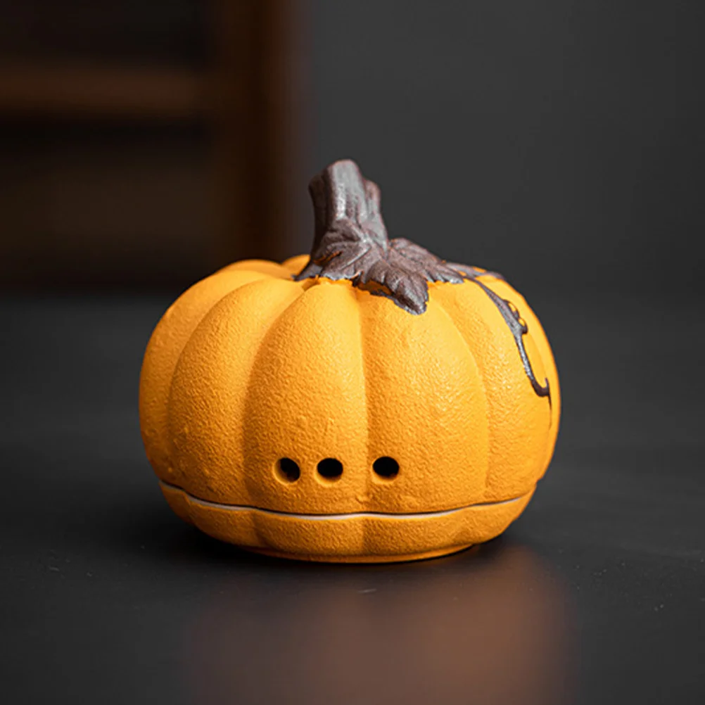 

Ceramic Burner Pumpkin Holder Tabletop Desktop Decor Home Ornaments Censer