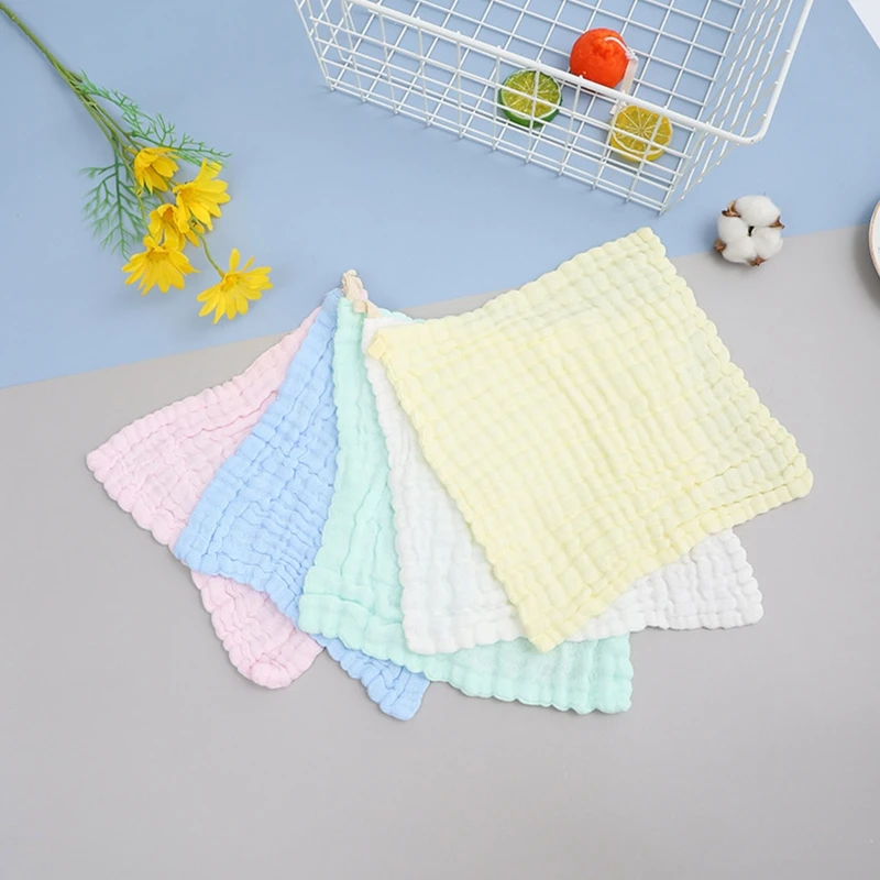 

Детское полотенце для лица, Многоразовые Детские муслиновые мочалки, муслиновые квадраты для младенцев, 100% органический хлопок, безопасный...