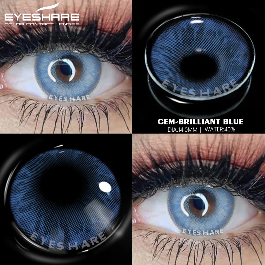 Контактные линзы EYESHARE цвет Эд цветные контактные для глаз красоты косметические