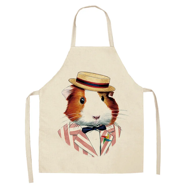 

Cute cat apron Household cleaning Woman kitchen apron master apron Apron cooking accessories cafe Linens kitchen apron aprons