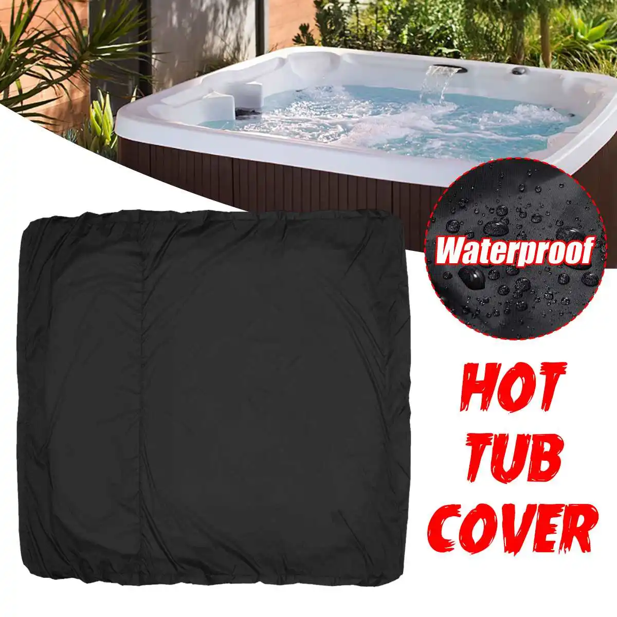 

Waterproof Outdoor Garden Furniture Cover Dust-proof Rainproof Tea Chair Dust-proof Cover for Sofa Spa Bathtub Swim Pool Cover