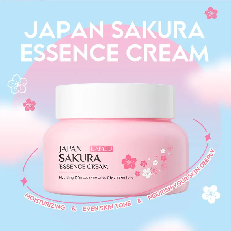 Крем для лица LAIKOU Sakura увлажняющая корейская косметика Освежающая эссенция с