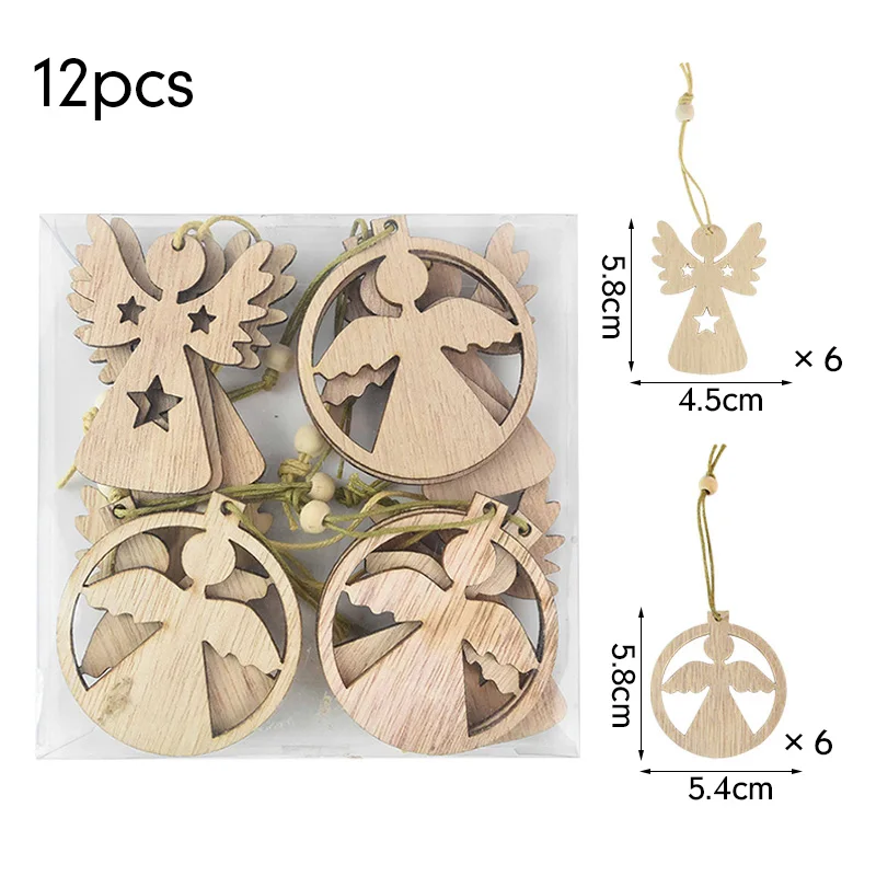 

Деревянные новогодние снежинки YONGSNOW