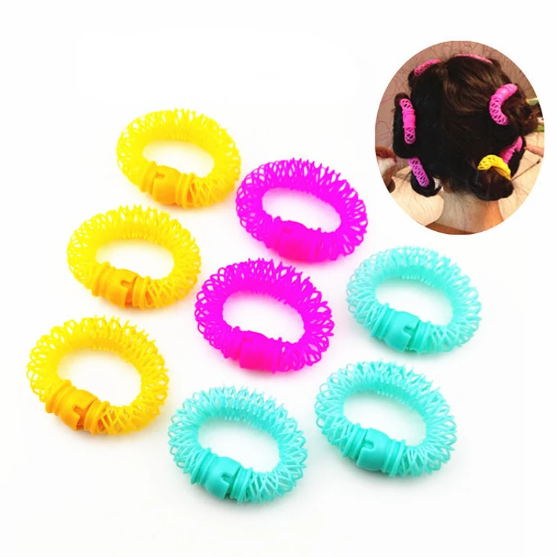 

Magic Hair Curler Hair Donuts Hair Style Roller Hairdresser Bendy Curls No Heat Spiral Curls DIY Tool for Women Hair Accessories