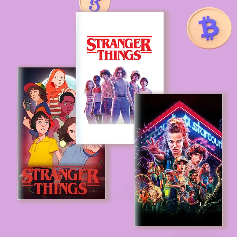 

A5 Notebook Stranger 4 Season Eleven Thing Millie Bobby Brown Friends Dont Lie Diary Sketch Note Book Blank Paper Hellfire Club