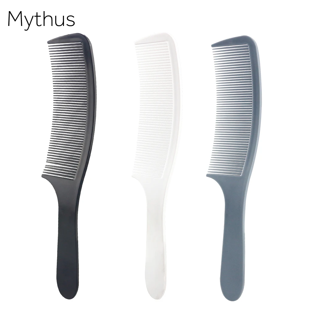 

PC Barber Clipper Comb Professional Flat Top Comb 3 Colors Salon Curved Hair Comb Anti-static Hair Cutting Comb Hairdresser Comb