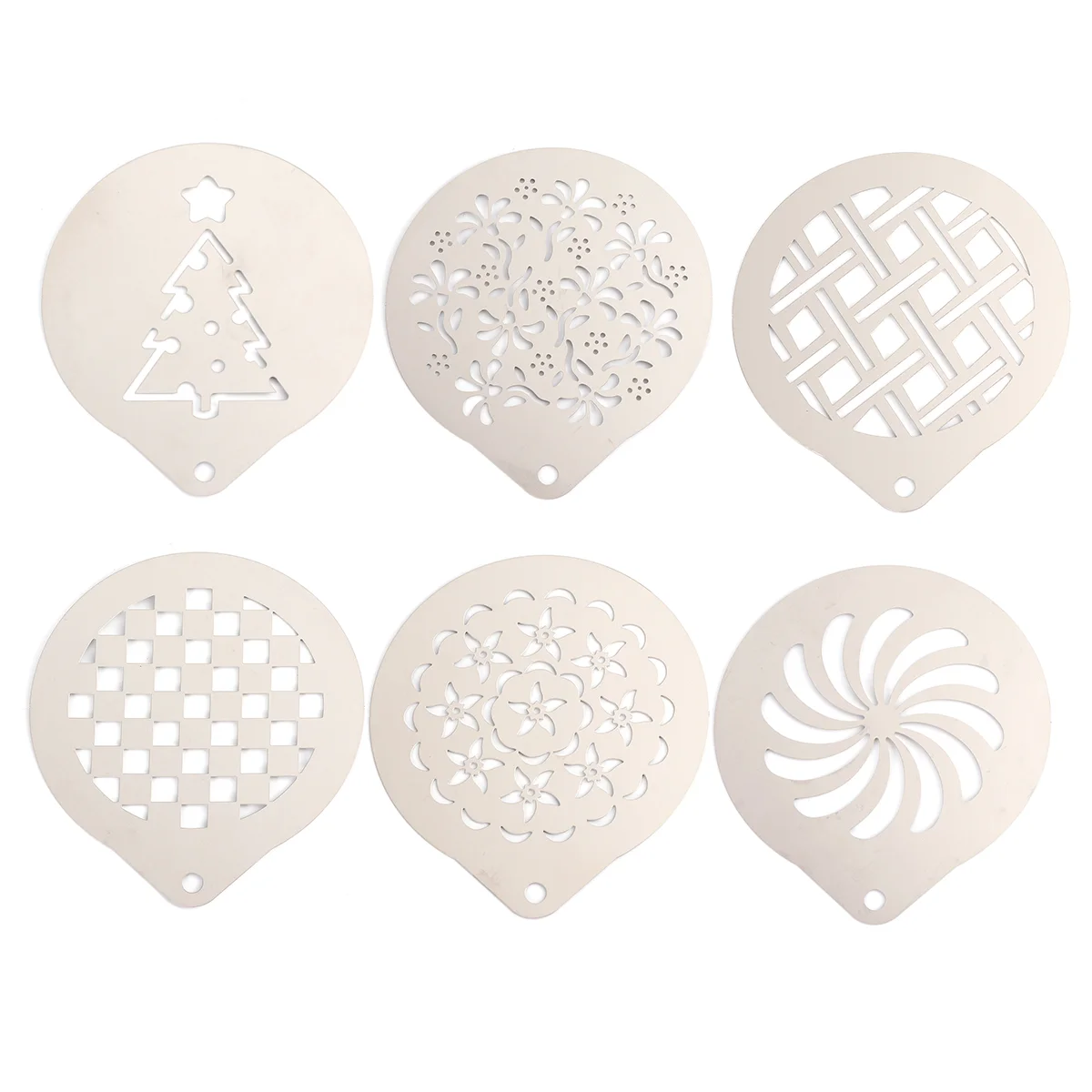 

Coffee Espresso Coffee Templates Cappuccino Flour Shaker Foam Latte Stencils Cocoa Shaker