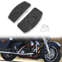 front motorcycle floorboards foot pegs footrest footboard black for harley sportster xl883 1200 x48 72 dyna softail 02 21