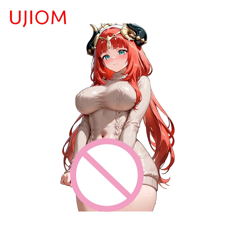 

UJIOM Futanari Genshin Impact Nilou стикер на стену Хентай аниме мультфильм дверной стопор высококачественные наклейки подходят для фресок комнаты