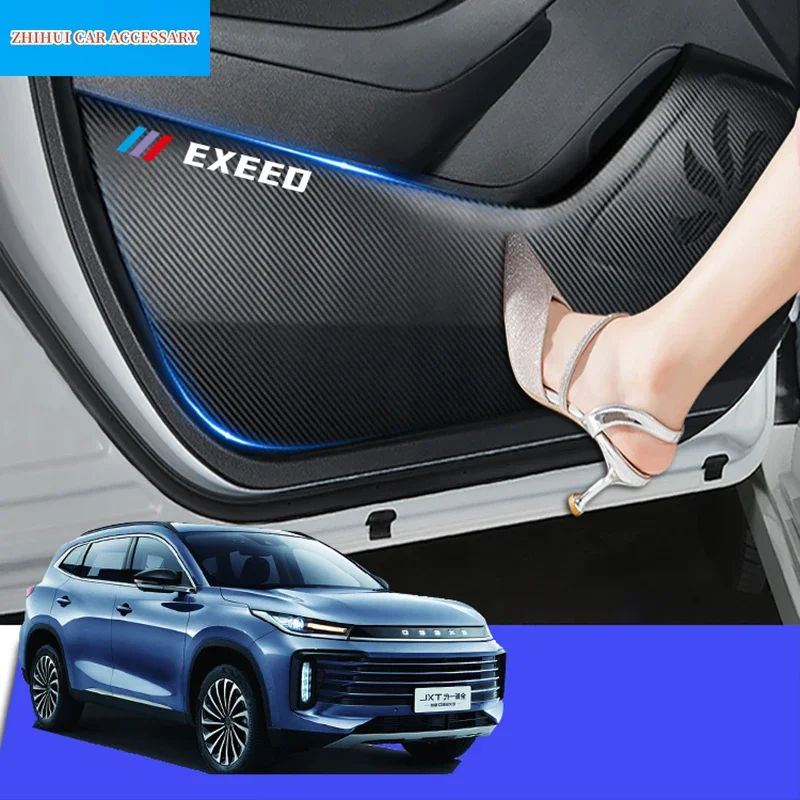 Для Chery Exeed TXL 2023 2020-2022 Стайлинг автомобиля искусственная кожа дверная