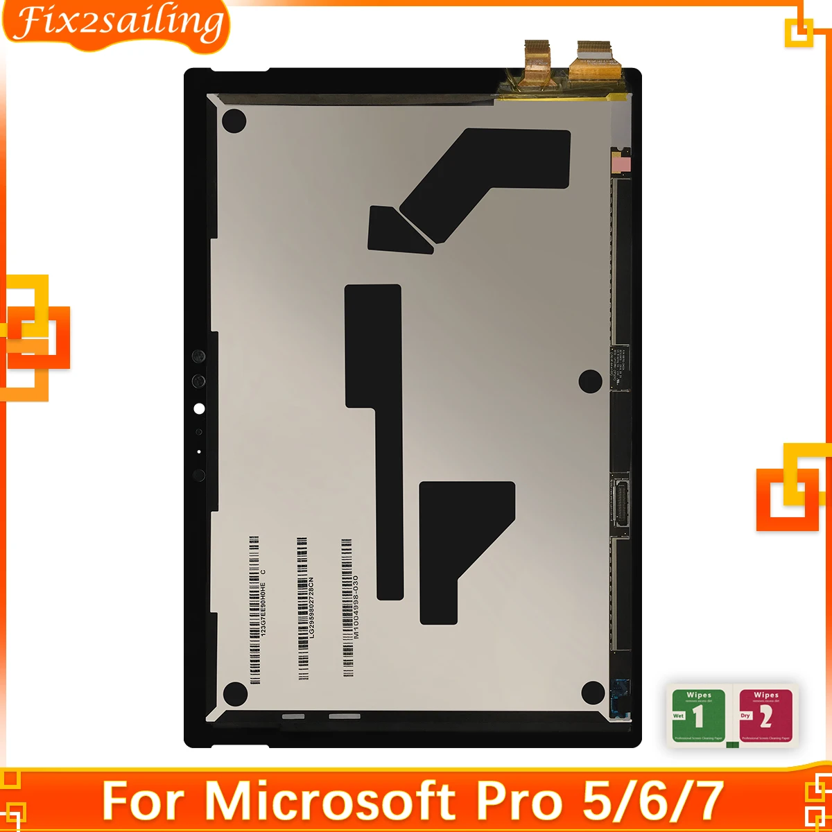 

LCD Display for Microsoft Surface Pro 5 Pro 6 1796 Pro 7 1866 LP123WQ1(SP)(A2)Touch Screen Digitizer Assembly Replacement