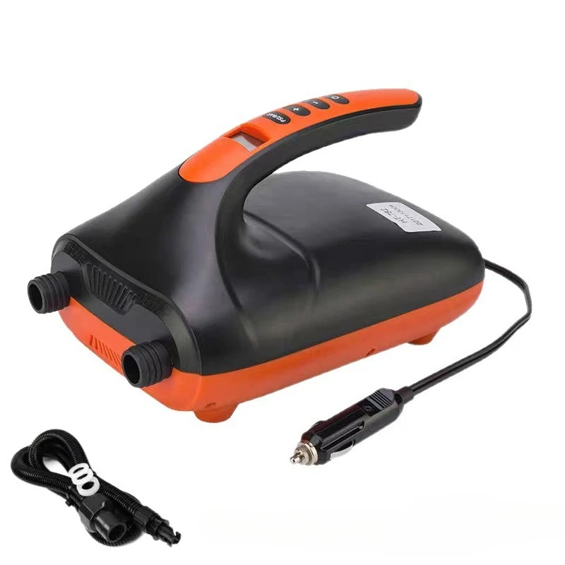 Фото DC12V 110W для надувных лодок, каяков, SUP-досок HT-790, перезаряжаемый электрический насос для накачивания и сдувания, 6000 мАч. №2