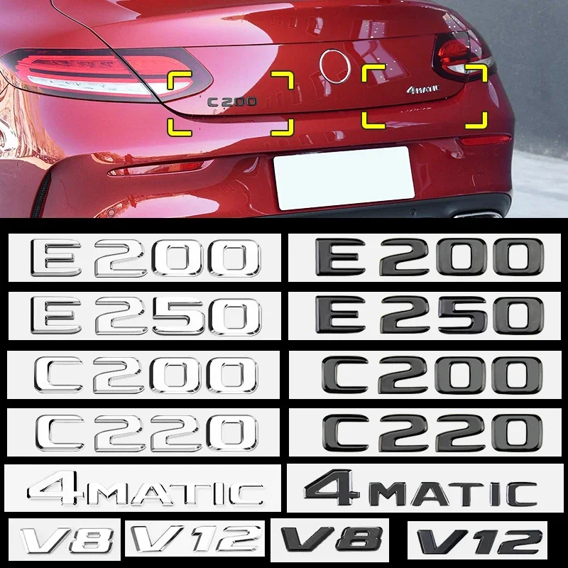 Автомобильный 3D ABS багажник с буквами логотипа эмблема наклейки наклейка для