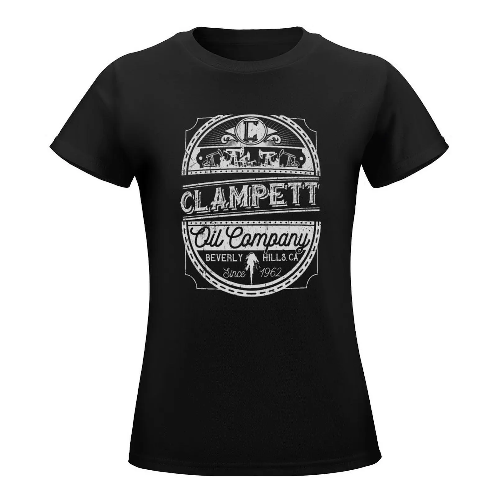 Футболка Clampett Oil Co женские футболки с графическим рисунком женская футболка