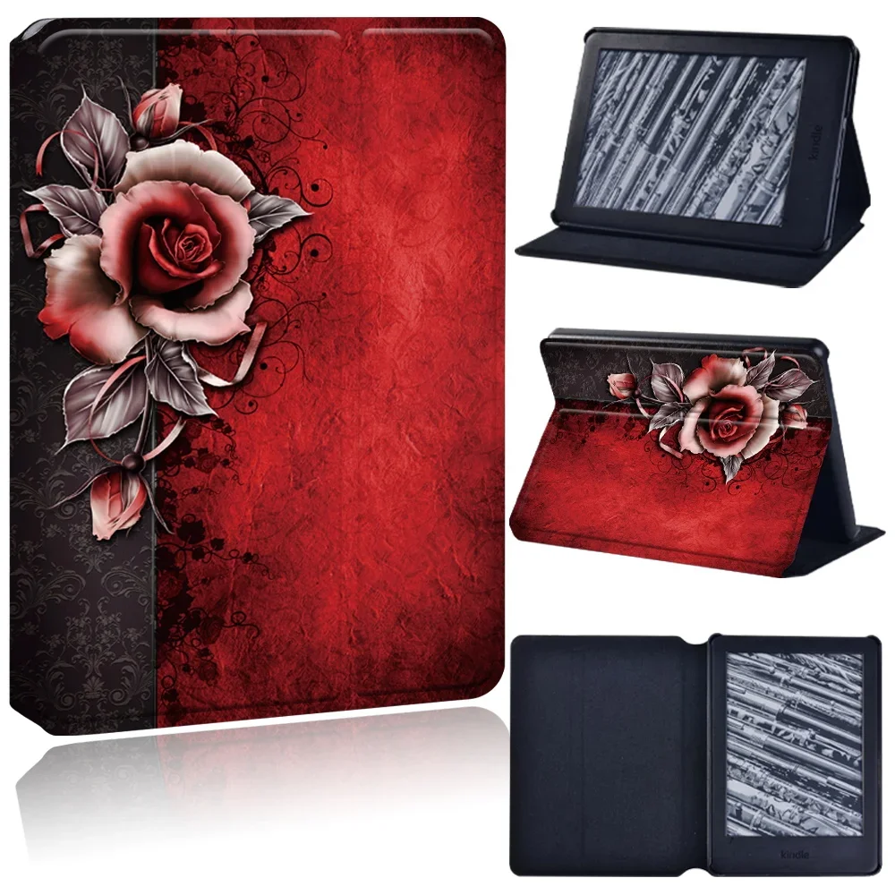 Чехол для Kindle Paperwhite 5 11-го поколения/Paperwhite 1 2 3 подставка из искусственной кожи с