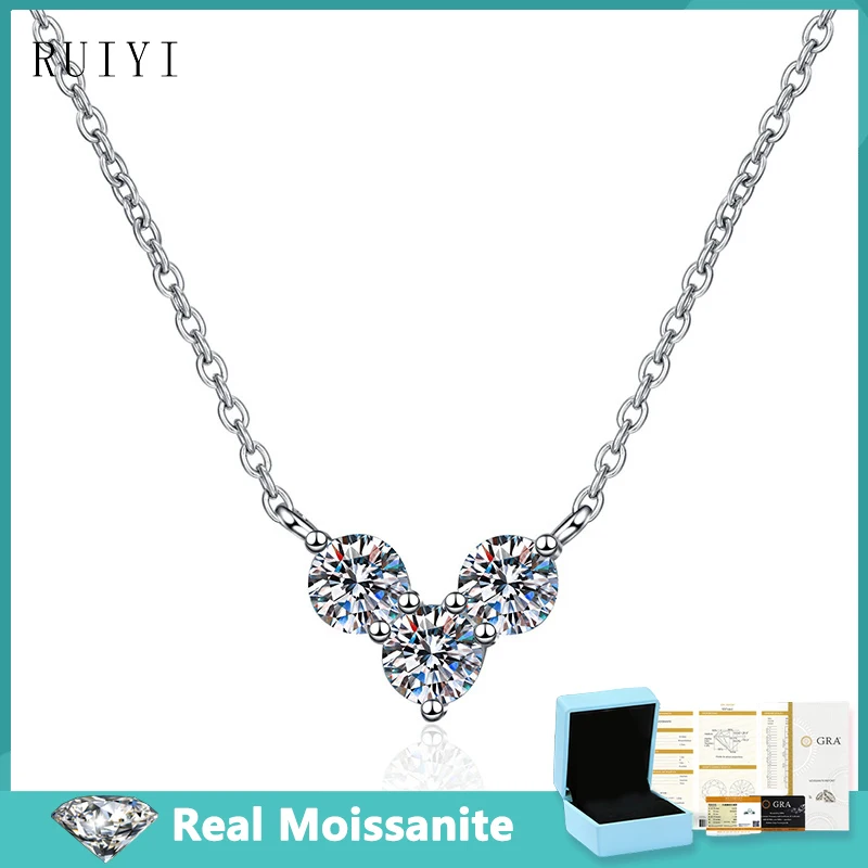 Модные роскошные 0 9 карата D цвета муассанит сердце подвески ожерелья для женщин