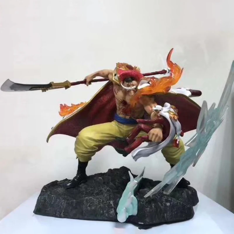 

One Piece White Moustache GK Action Figure Edward Newgate PVC Collcetion Model Toys