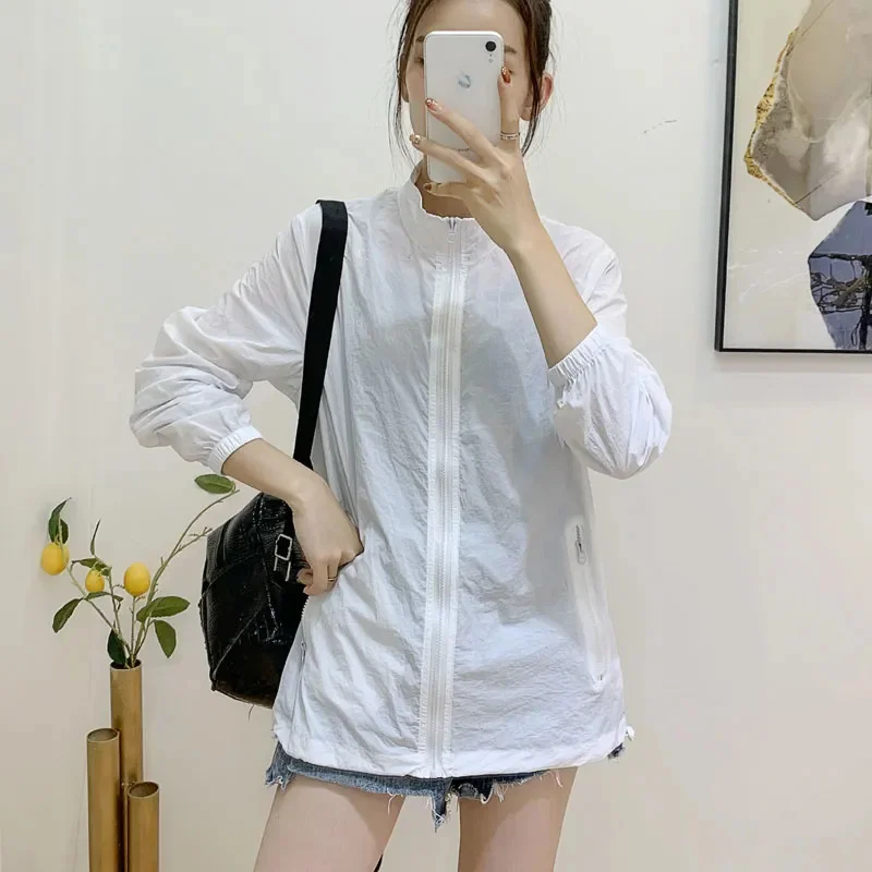 Солнцезащитное Женское пальто top2024 новая летняя Солнцезащитная одежда Женская