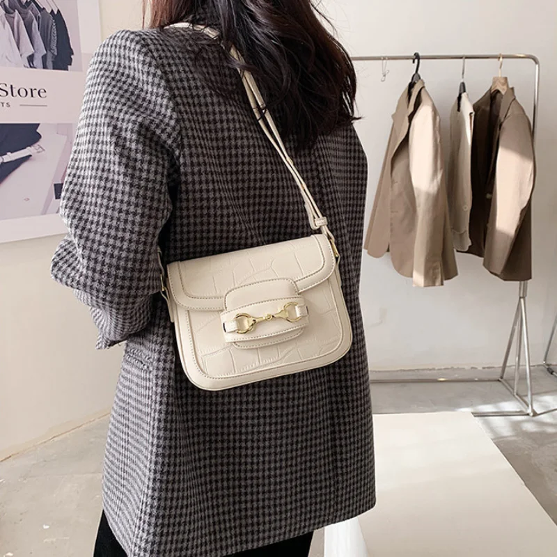 Women's Retro Fashion Shoulder Small Square Bag Luxury Simple Crossbody Underarm сумка женская Purses and Handbags Free Shipping