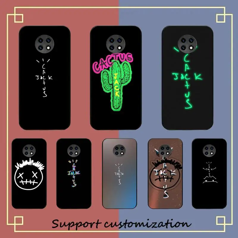 

cactus jack hiphop fashion Phone Case for Redmi 8 9 9A for Samsung J5 J6 Note9 for Huawei NOVA3E Mate20lite cover