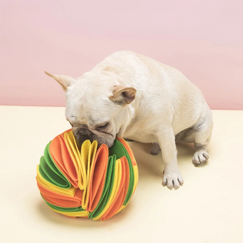 

Interactive Dog Toys Ball Sniffing Mat Toys for Training Feed Game Encourages Natural Foraging Skills Dog Puzzle Enrichment Toys