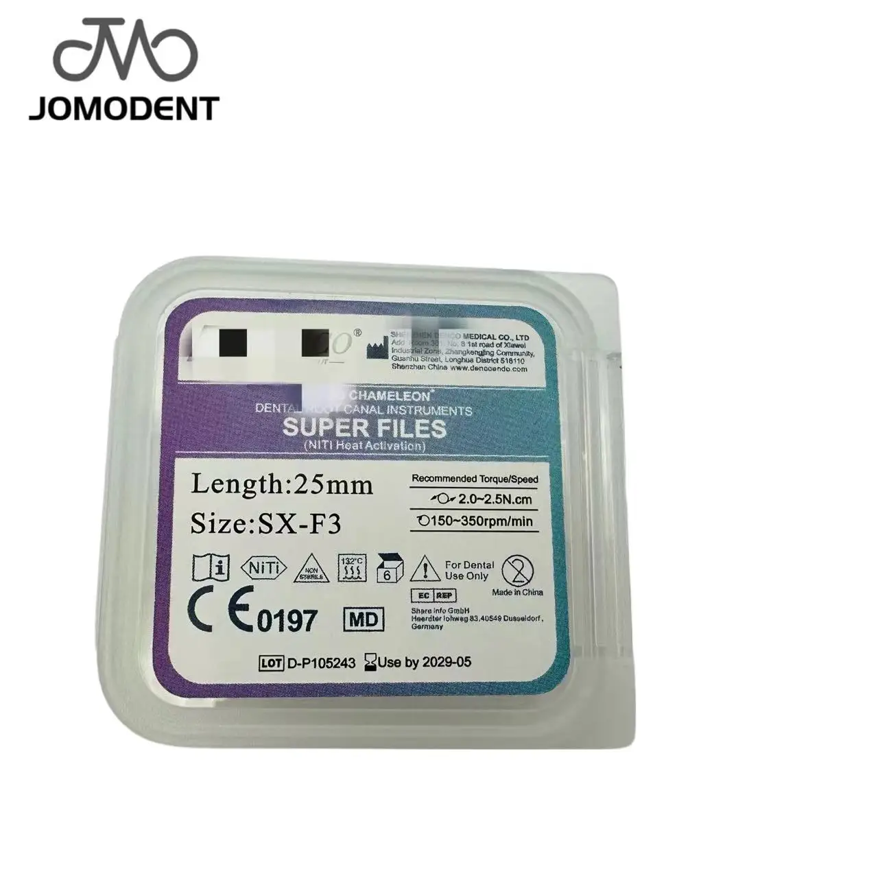 Суперфайлы DENCO CHAMELEON инструмент для корневых каналов зубов NITI тепловая активация