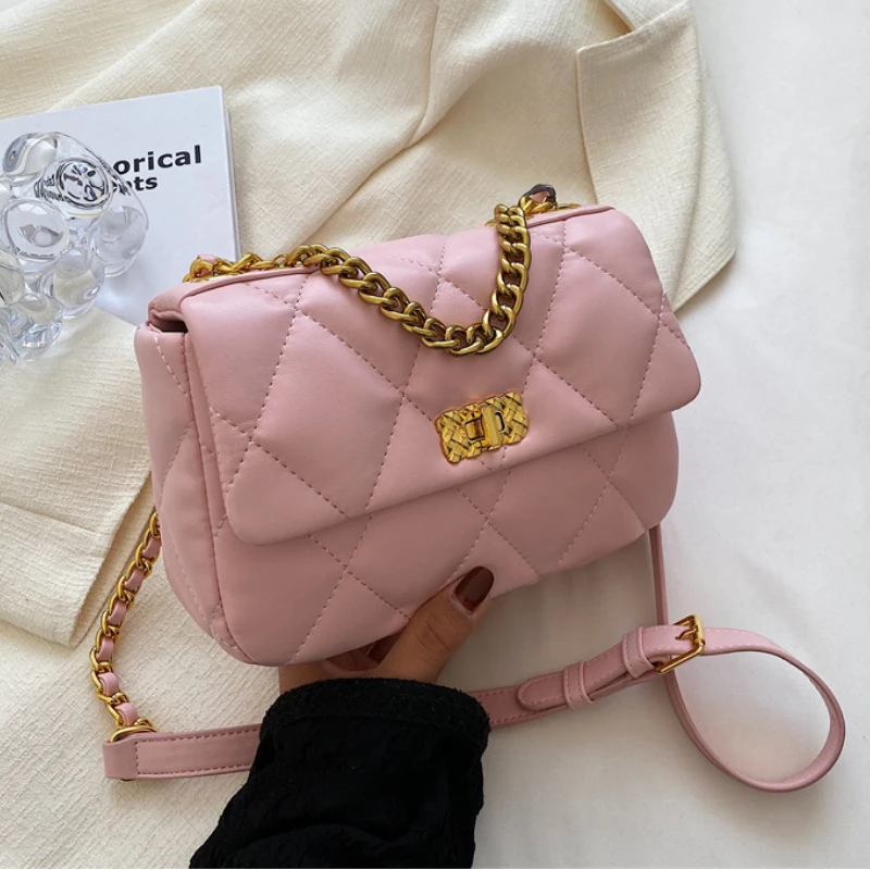 

Diamond Lattice Women's Bag 2022 Trend Handbag for Women Bags with Chain Cross Body Bags Women's Handbag Luxury Designer Handbag