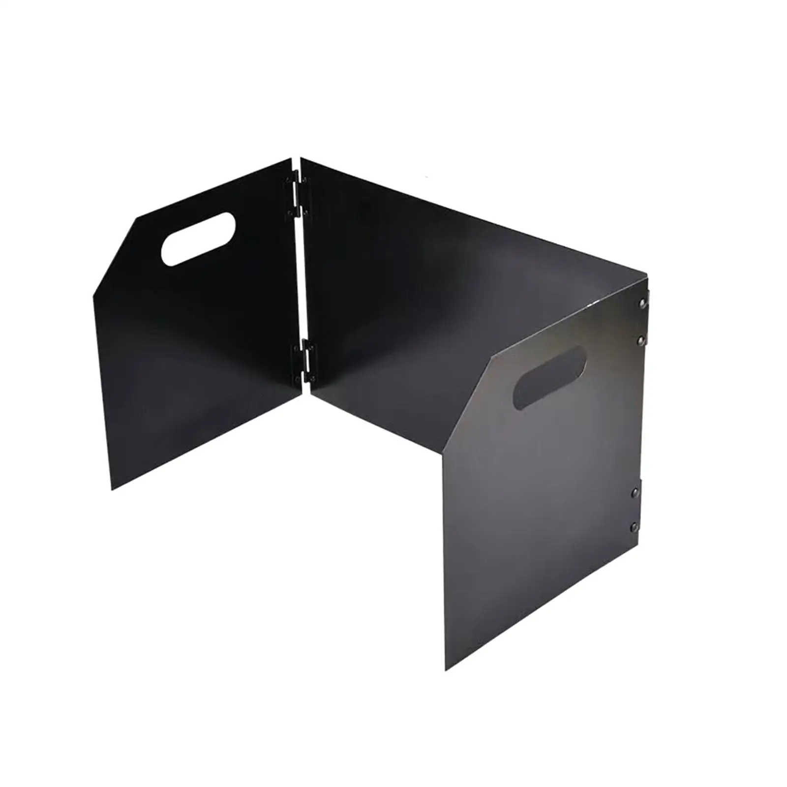 

Outdoor Furnace Windshield Wind Protection Burner 3 Board Lightweight for Picnic