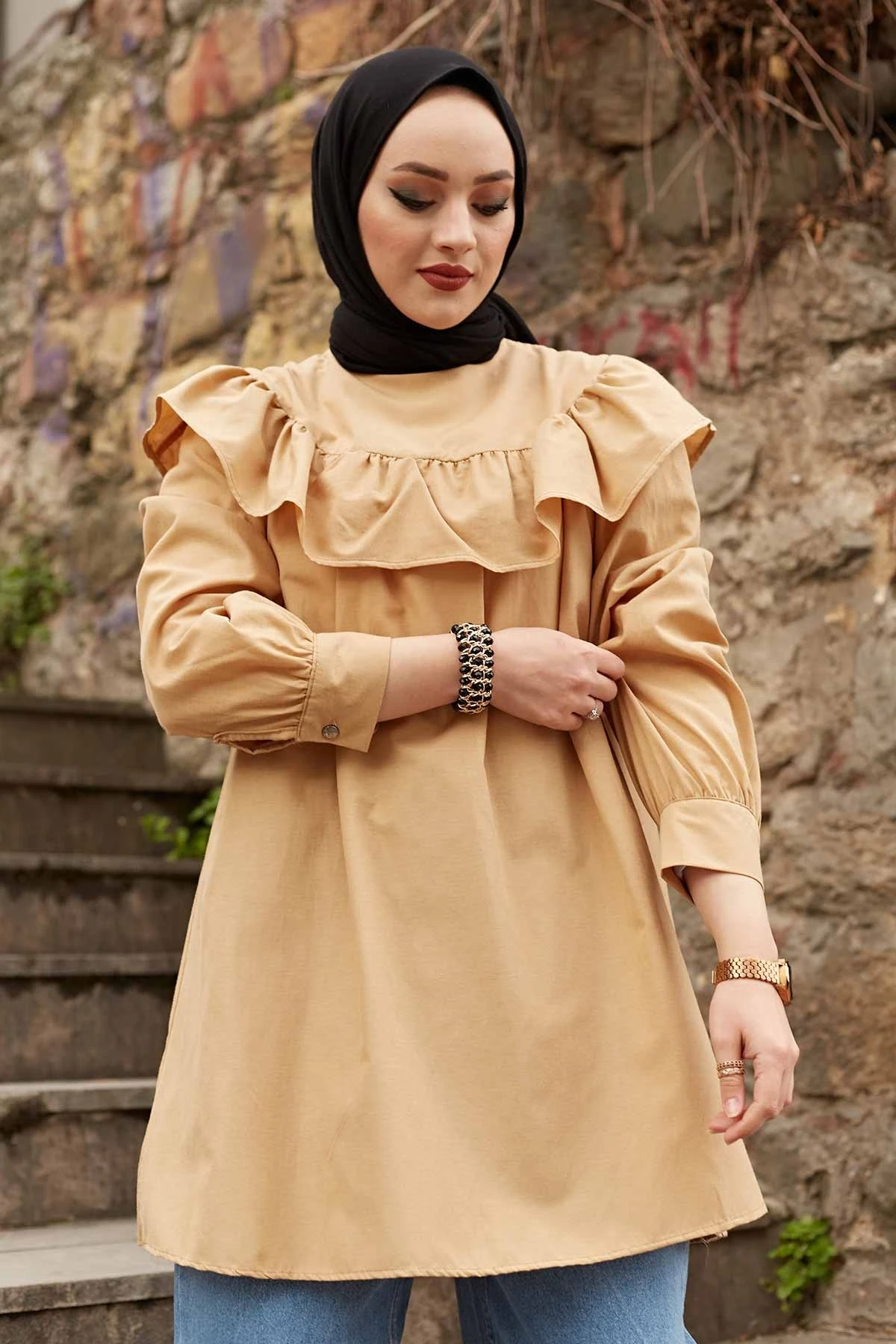 Женское длинное платье-туника «Элизабет», длинное платье в мусульманском стиле, абайя, хиджаб, Дубай, Турция, Африканский хиджап, мусульманс...