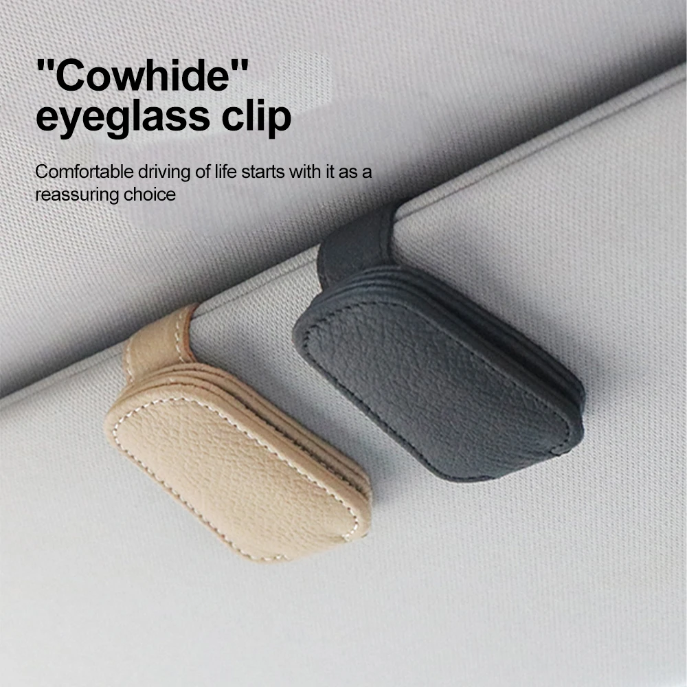 Автомобильный солнцезащитный козырек зажим для очков чехол карт авто держатель