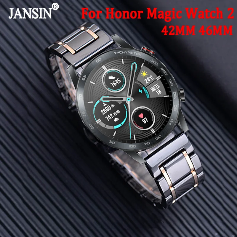 

Ремешок керамический для Honor magic Watch 2 42 мм 46 мм, сменный Браслет для Huawei Honor Magic Watch 2