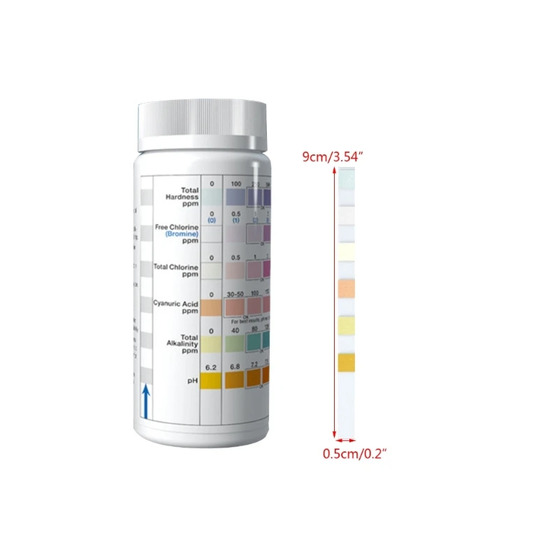 Рисунок 6 - YC007 Тестовые полоски для бассейнов