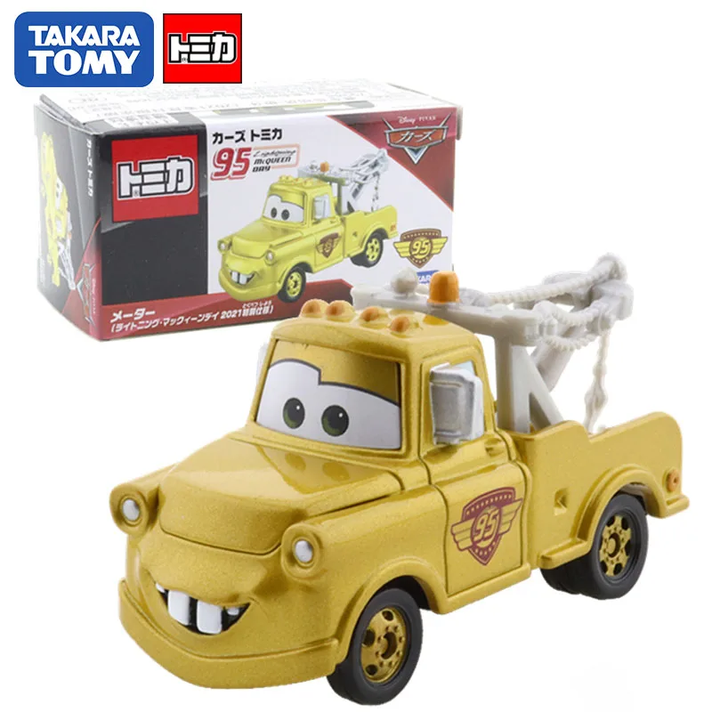 

Takara Tomy Tomica Cars Series Mater Lightning McQueen Day 2021 Special Specification Emulation Alloy Car Colleactable Model Toy