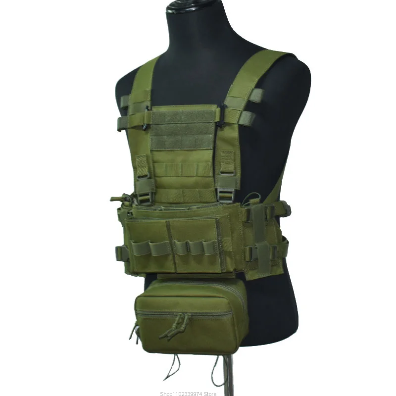 

Airsoft MK3 Chest Rig Military Tactical Vest Army Molle Magazine Pouch Holster Pack Combat Equipment Men CS Wargame Hunting Vest