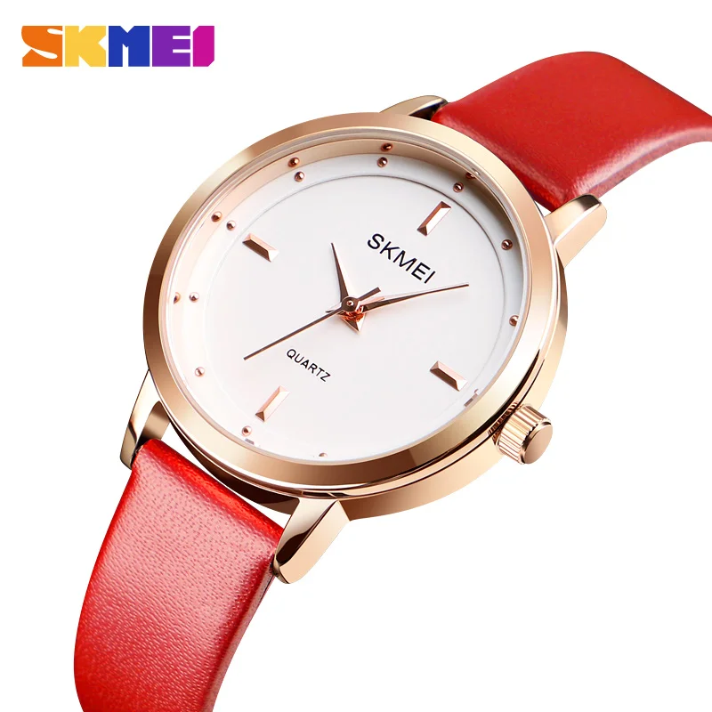 

SKMEI Quartz Ladies Watches Fashion Simple Wristwatches Women Watch Waterproof Female Clock Time Watch reloj mujer 1457