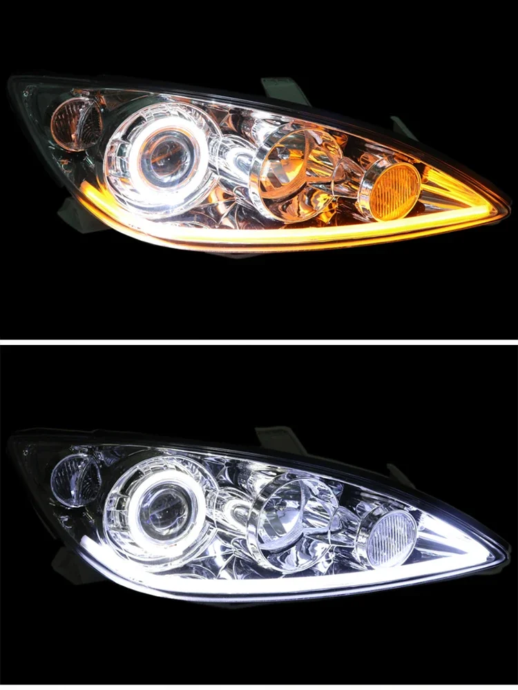 Кастомизированные светодиодные фары Full LED для Toyota Camry 2002-2006 с биксеноновыми линзами и дневными ходовыми огнями (DRL) (art.: 3920dbcf7a2e5) - 3920dbcf7a2e5